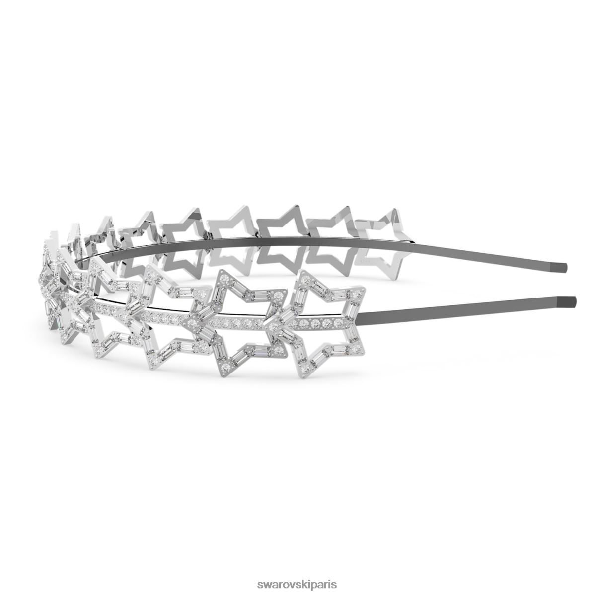 accessoires Swarovski bandeau étoile, blanc, rhodié RZD0XJ1469