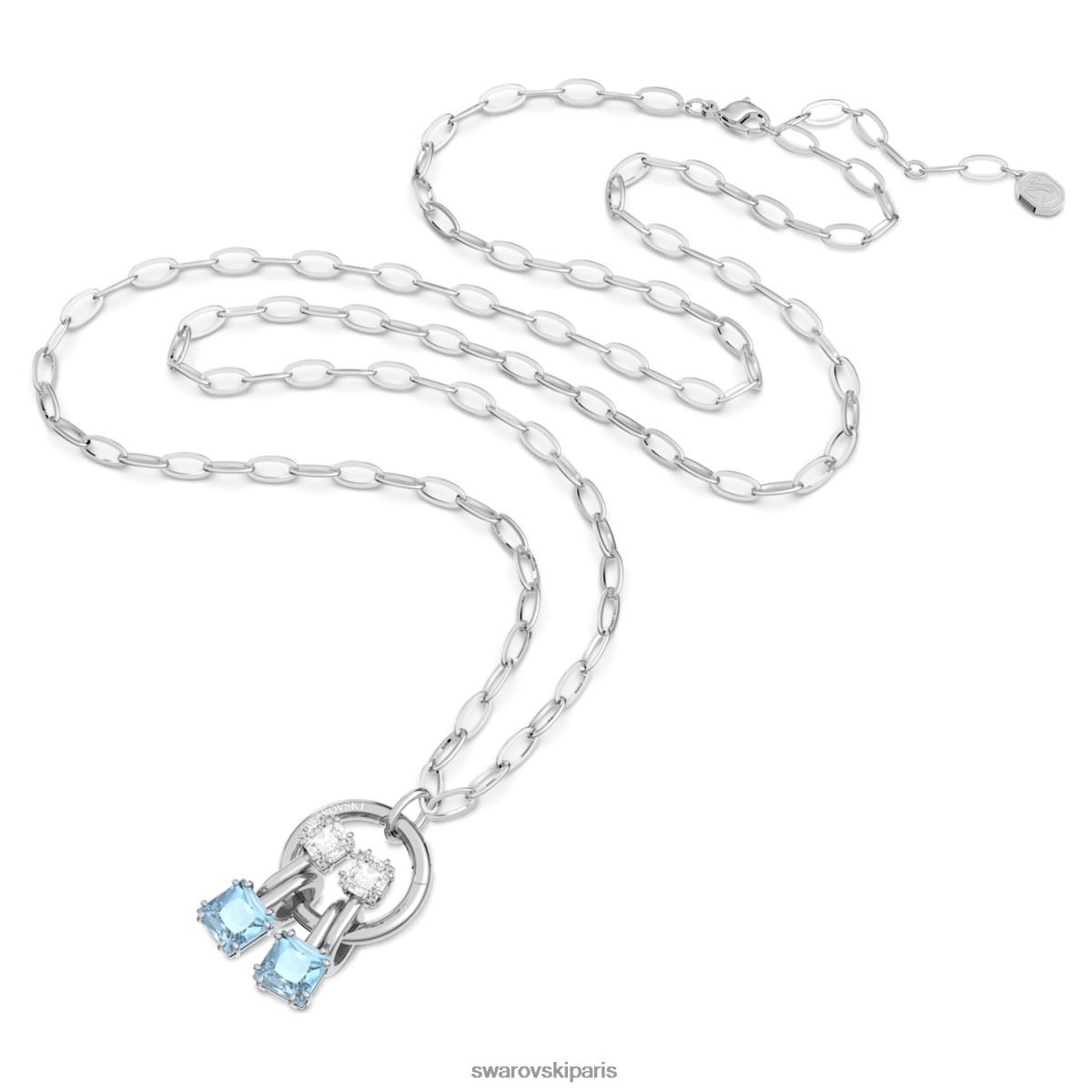 accessoires Swarovski bijoux en cosse bleu, plaqué argent RZD0XJ1426