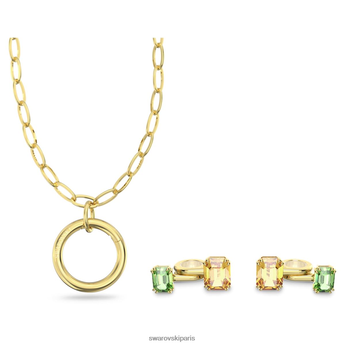 accessoires Swarovski bijoux en cosse multicolore, plaqué or RZD0XJ1424