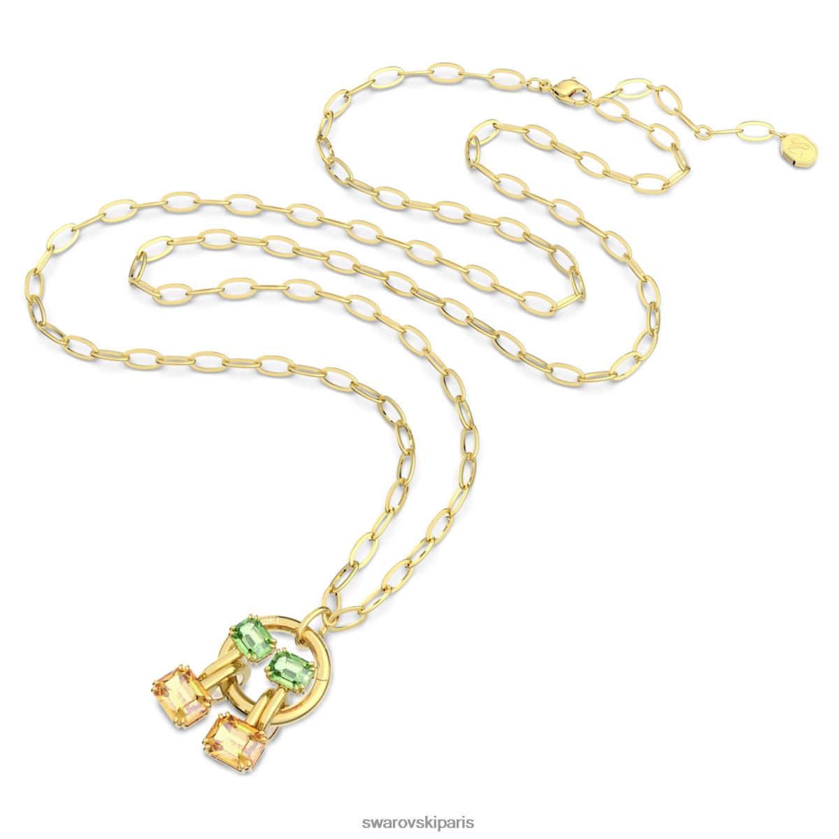 accessoires Swarovski bijoux en cosse multicolore, plaqué or RZD0XJ1424