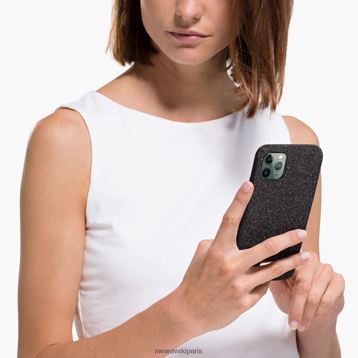 accessoires Swarovski coque haute pour smartphone noir RZD0XJ1401