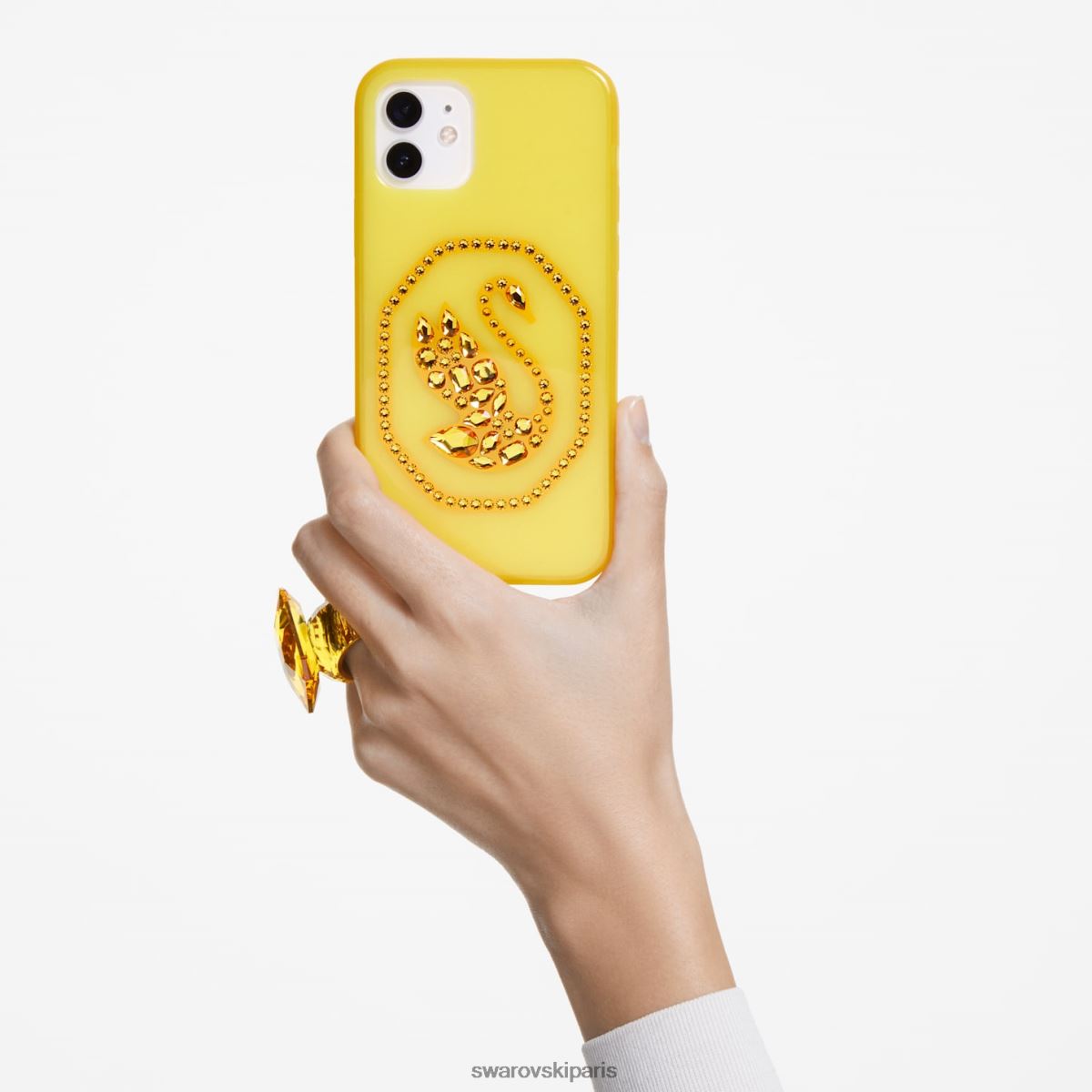 accessoires Swarovski étui pour smartphone jaune RZD0XJ1387