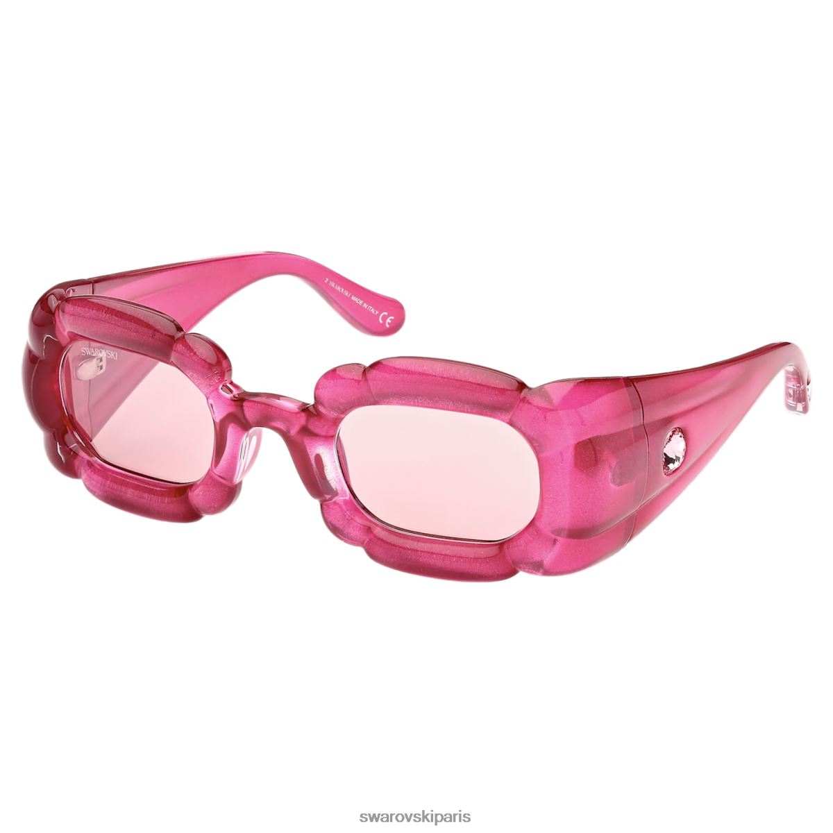 accessoires Swarovski des lunettes de soleil déclaration, sk0335 72u, rose RZD0XJ1463