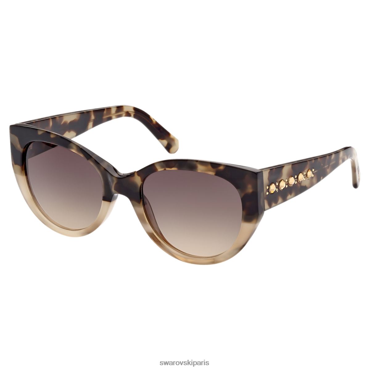 accessoires Swarovski des lunettes de soleil forme oeil de chat, sk0372 56f, multicolore RZD0XJ1435