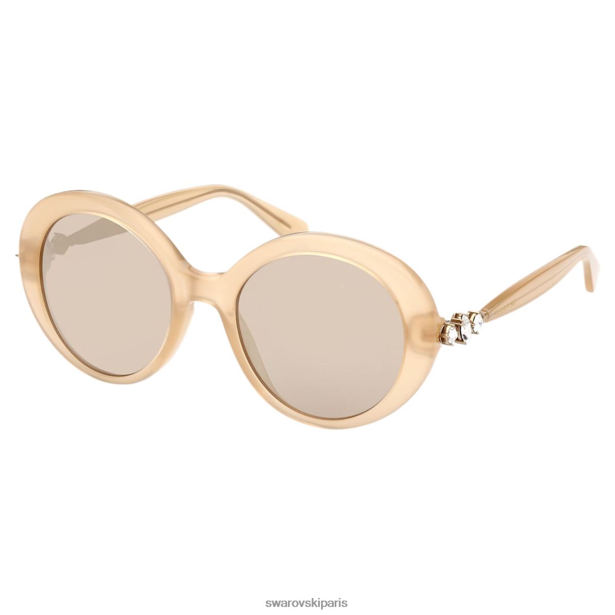 accessoires Swarovski des lunettes de soleil forme ovale, sk0360 45g, ton doré RZD0XJ1432