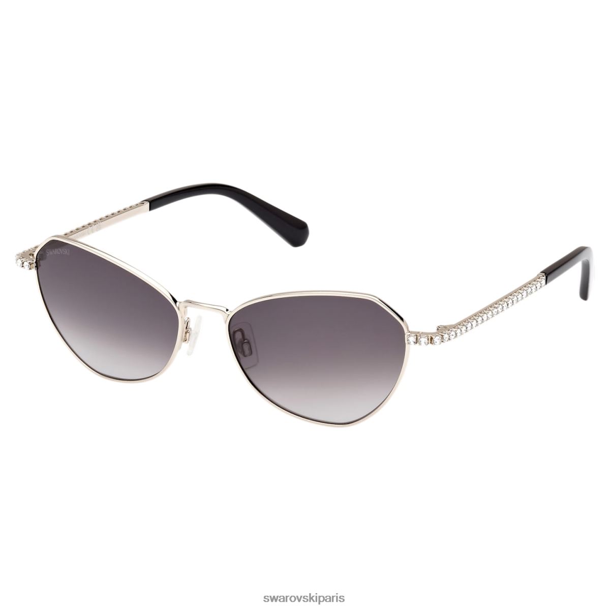 accessoires Swarovski des lunettes de soleil teinte dégradée, sk0386 32b, noir RZD0XJ1457