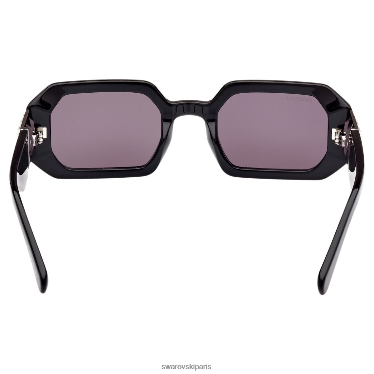 accessoires Swarovski lunettes de soleil forme octogonale sk0387 01a, noir RZD0XJ1442