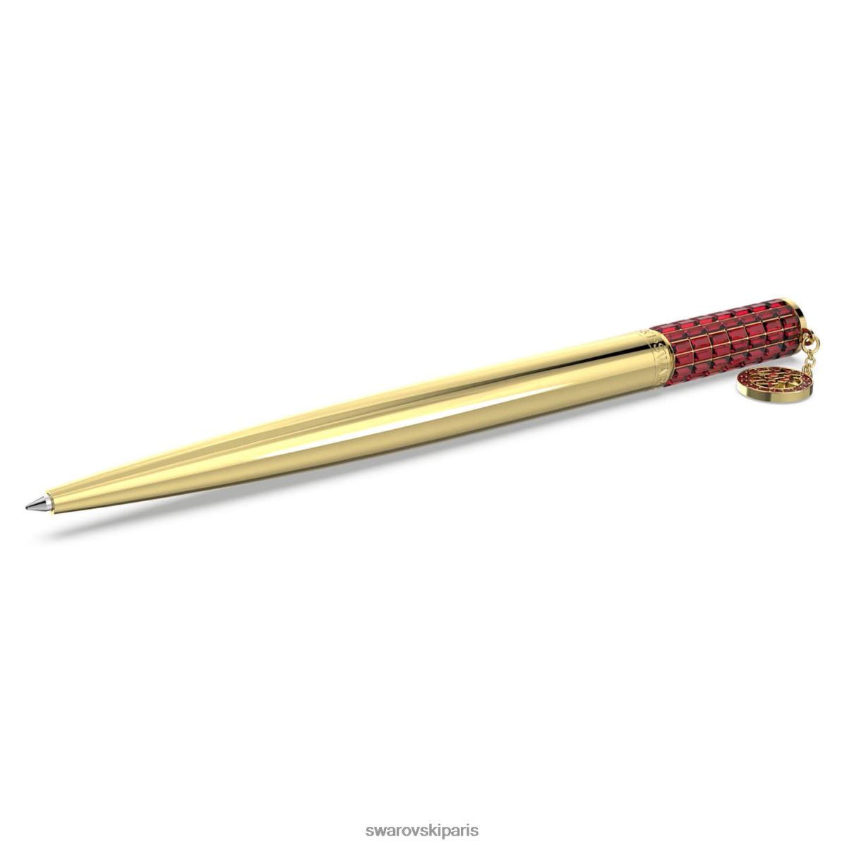 accessoires Swarovski stylo à bille Alea rouge, plaqué or RZD0XJ1300
