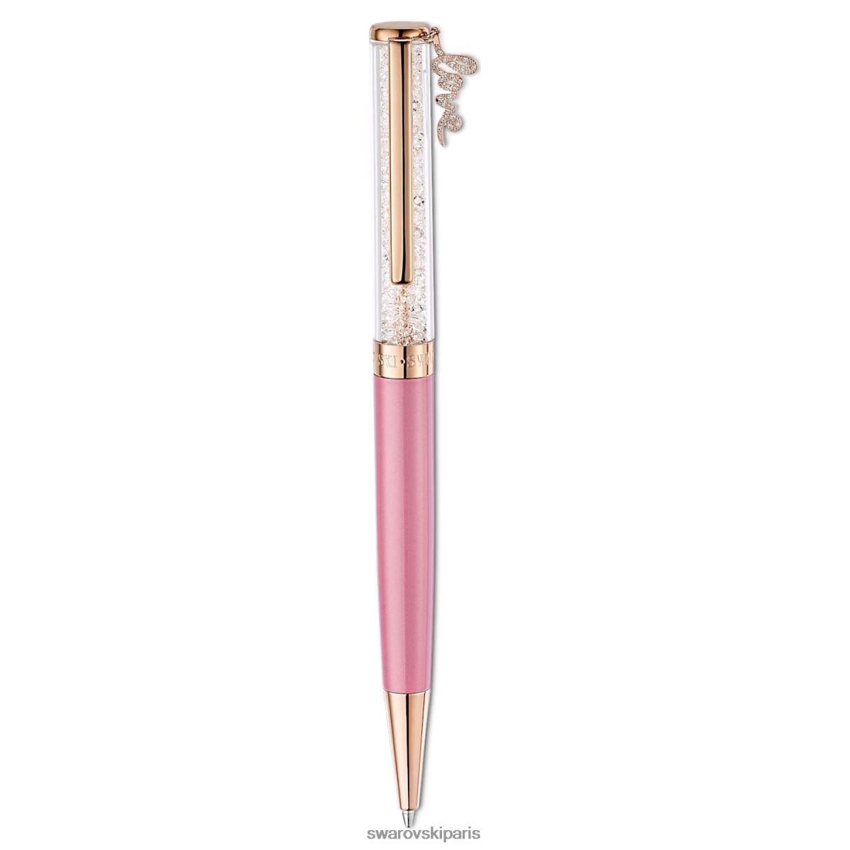 accessoires Swarovski stylo à bille amour cristallin rose, laqué rose RZD0XJ1282