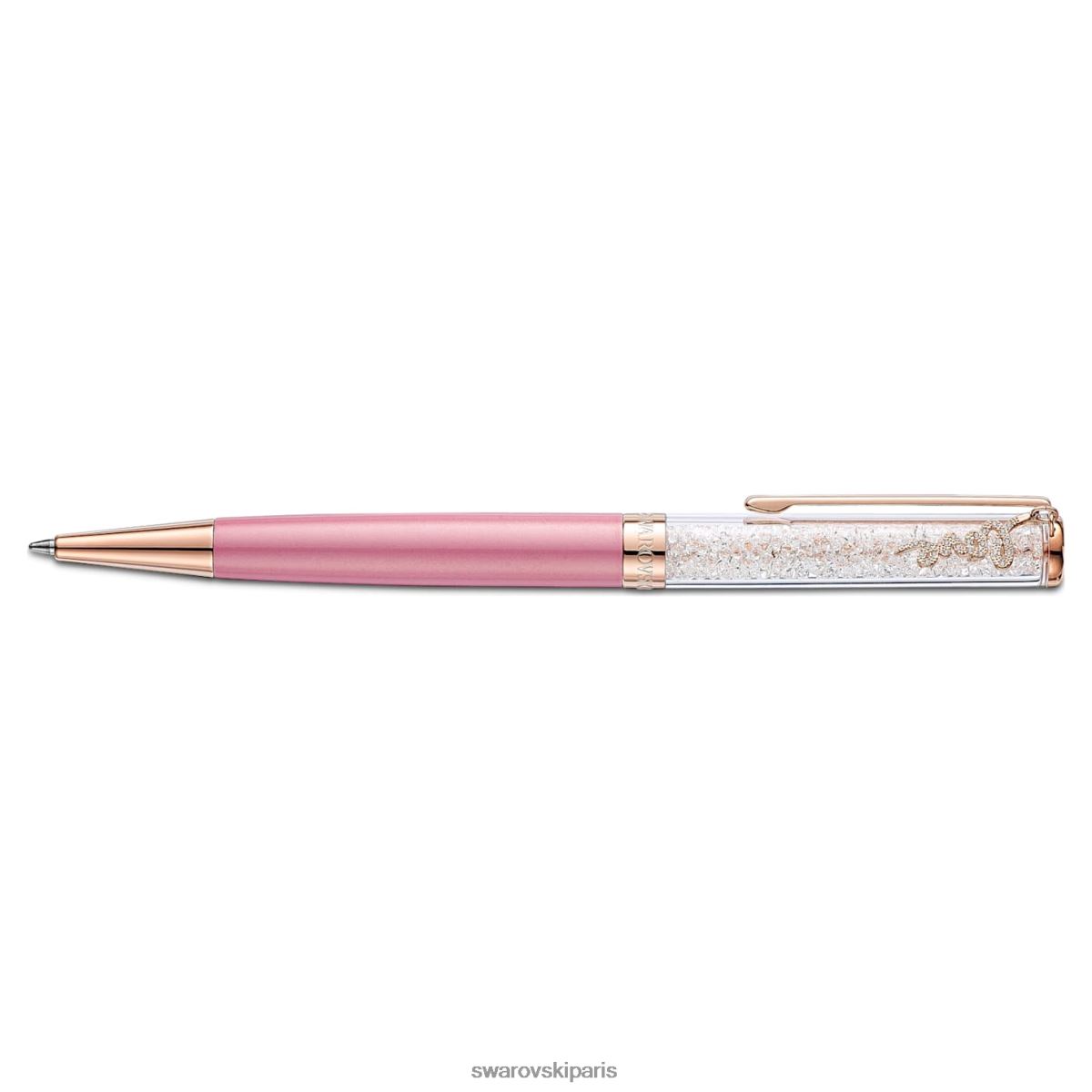 accessoires Swarovski stylo à bille amour cristallin rose, laqué rose RZD0XJ1282