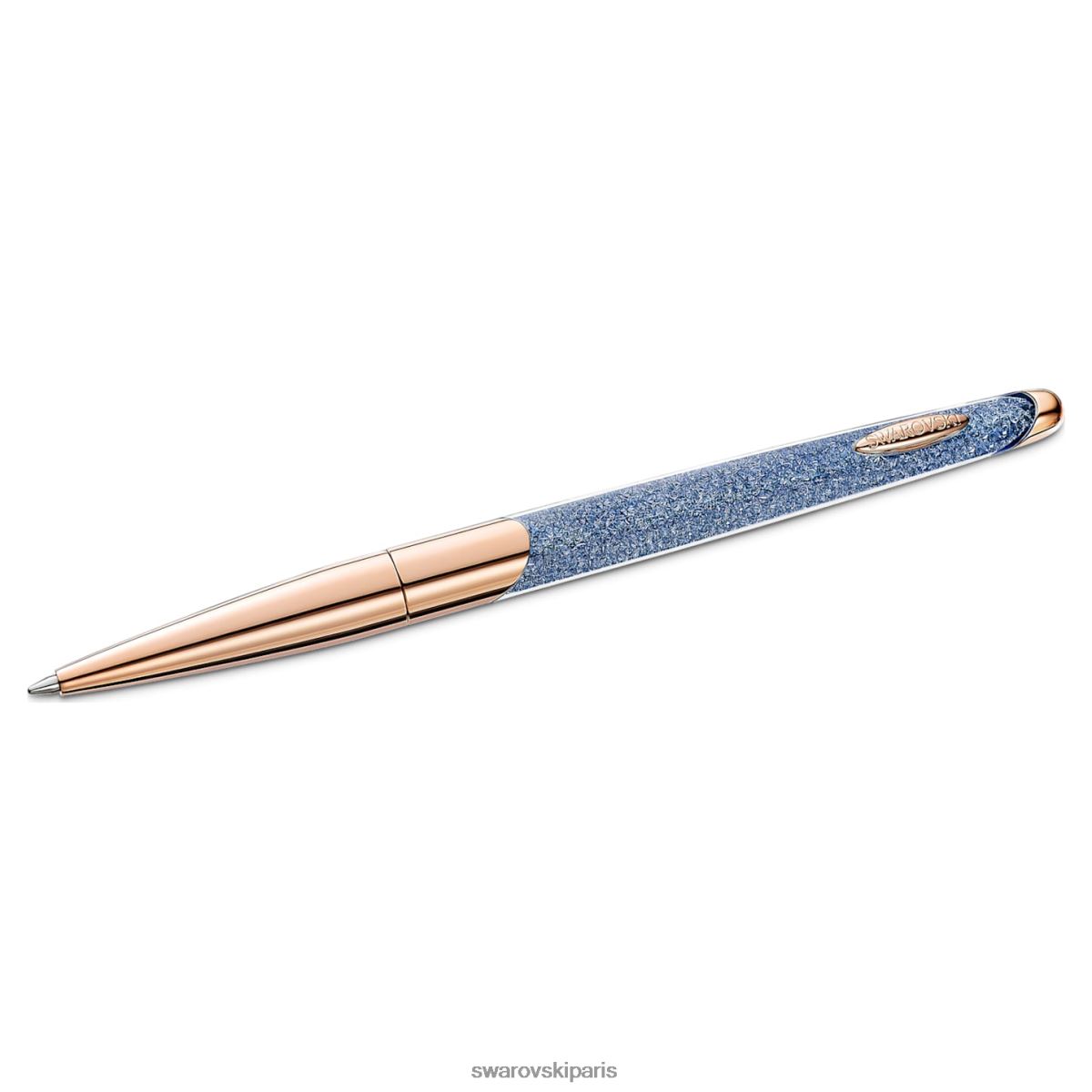accessoires Swarovski stylo à bille anniversaire Crystalline Nova bleu, plaqué ton or rose RZD0XJ1306