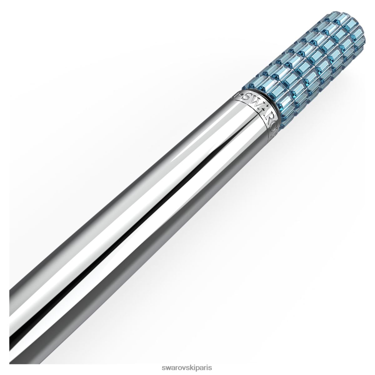 accessoires Swarovski stylo à bille bleu clair, chromé RZD0XJ1293