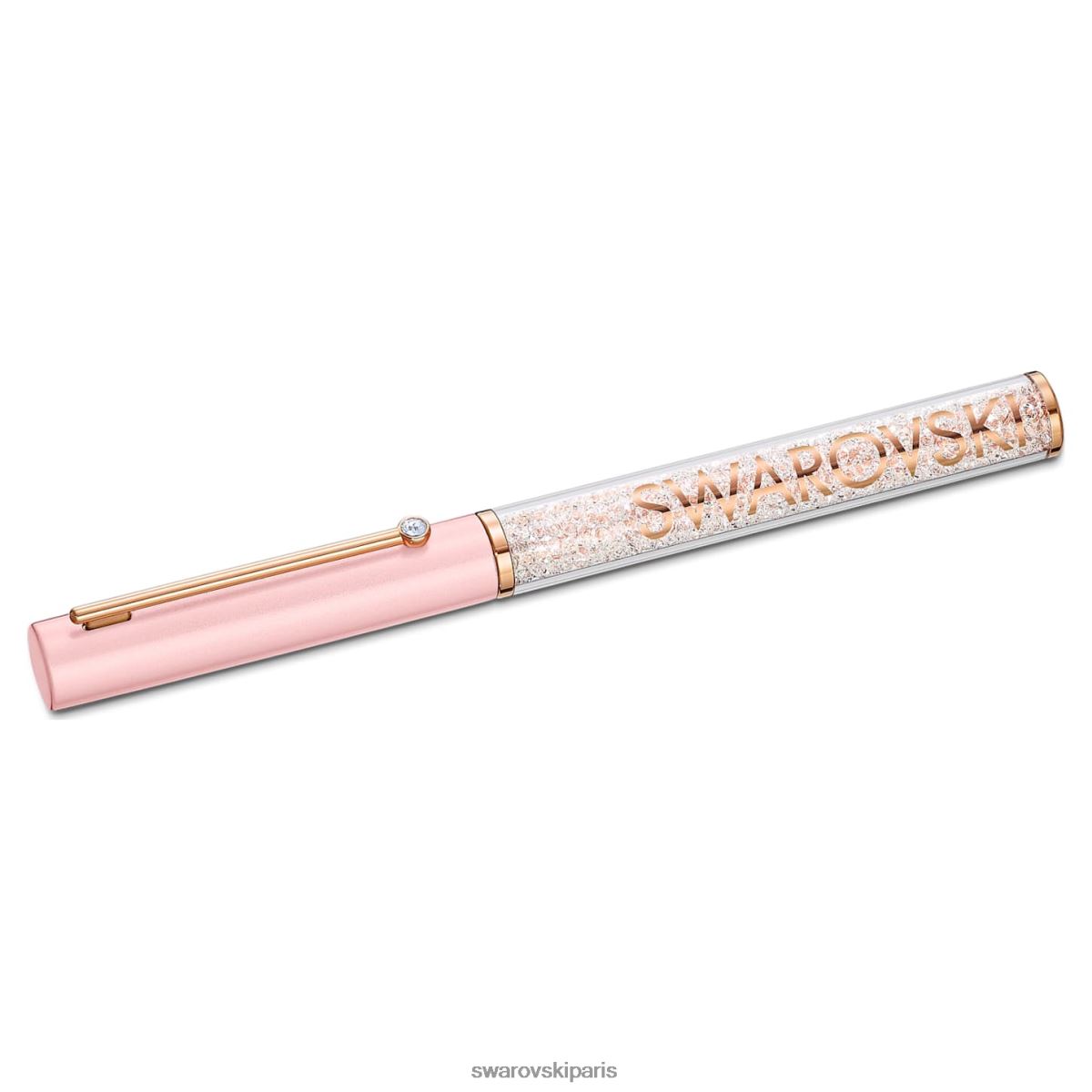 accessoires Swarovski stylo à bille brillant cristallin rose, laqué rose, plaqué ton or rose RZD0XJ1280