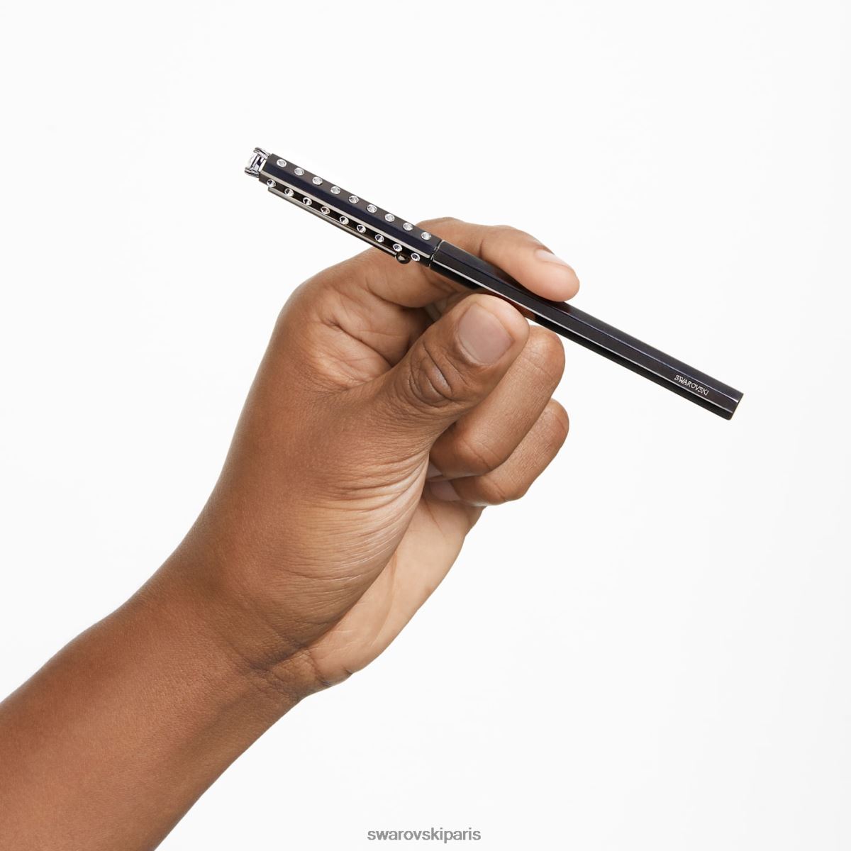 accessoires Swarovski stylo à bille classique, noir, laqué noir RZD0XJ1287