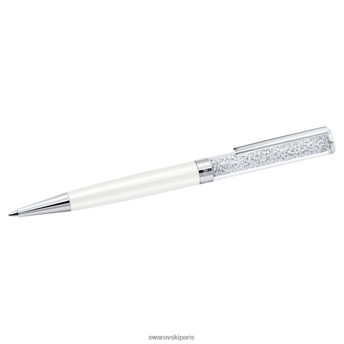 accessoires Swarovski stylo à bille cristallin blanc, laqué blanc, chromé RZD0XJ1262