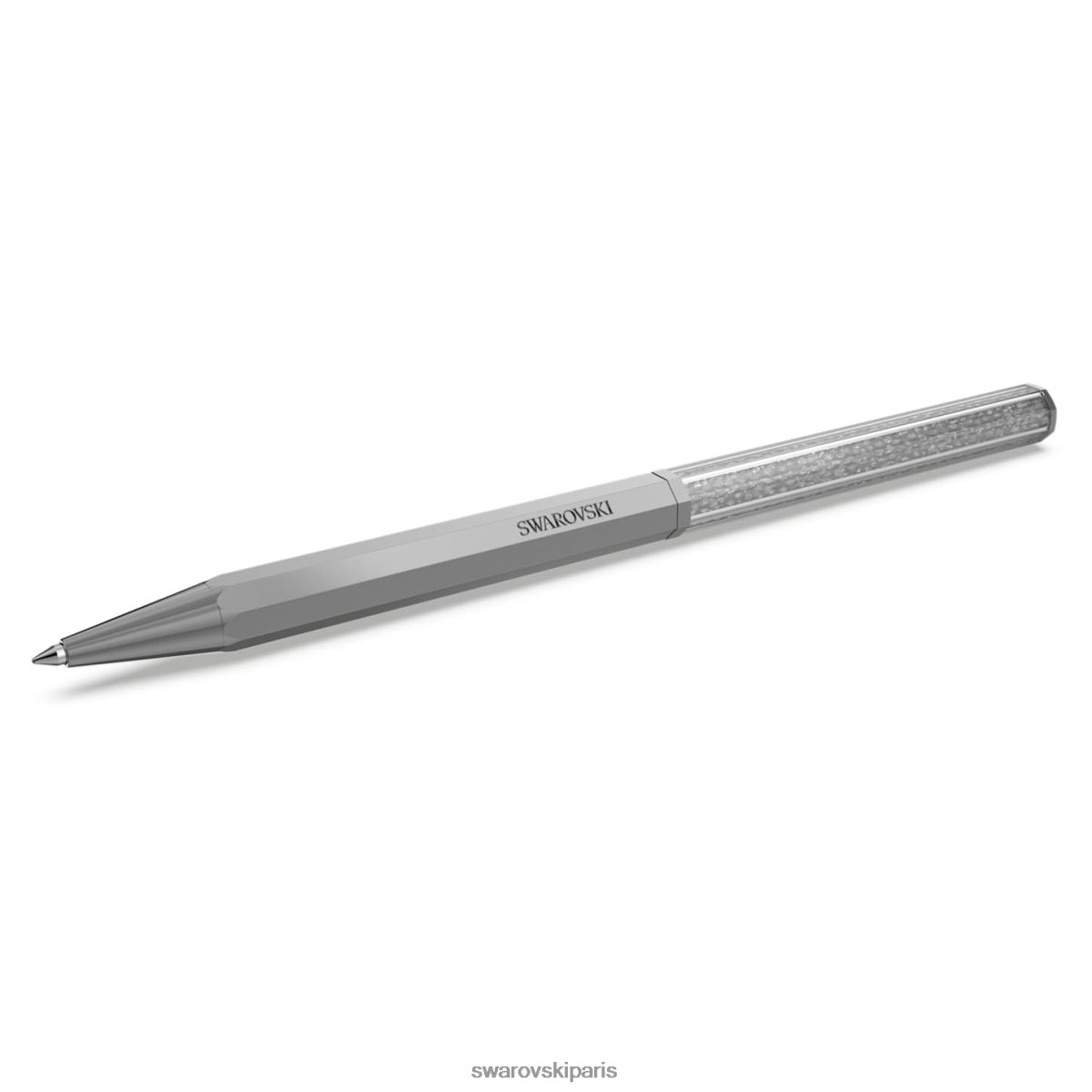 accessoires Swarovski stylo à bille cristallin forme octogonale, gris, plaqué graphite RZD0XJ1259