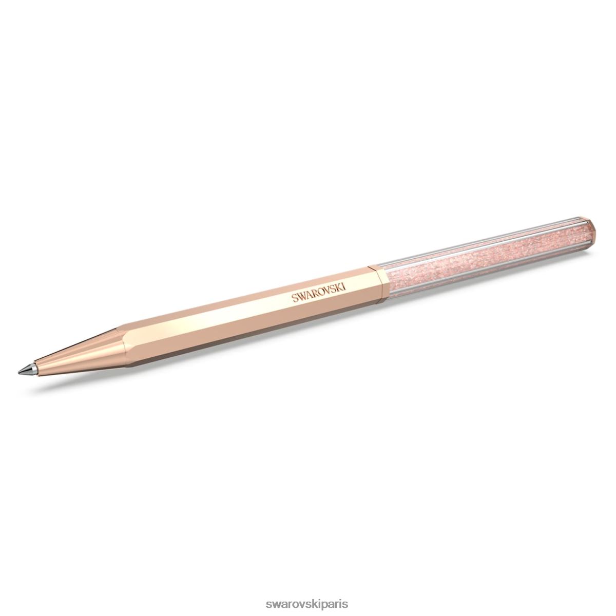 accessoires Swarovski stylo à bille cristallin forme octogonale, ton or rose, plaqué ton or rose RZD0XJ1258