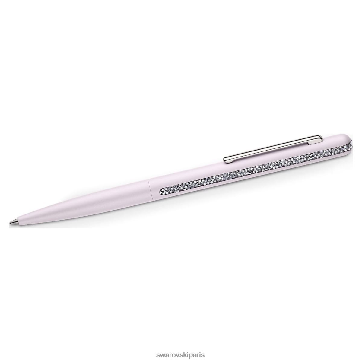 accessoires Swarovski stylo à bille scintillant en cristal rose, laqué rose, chromé RZD0XJ1265