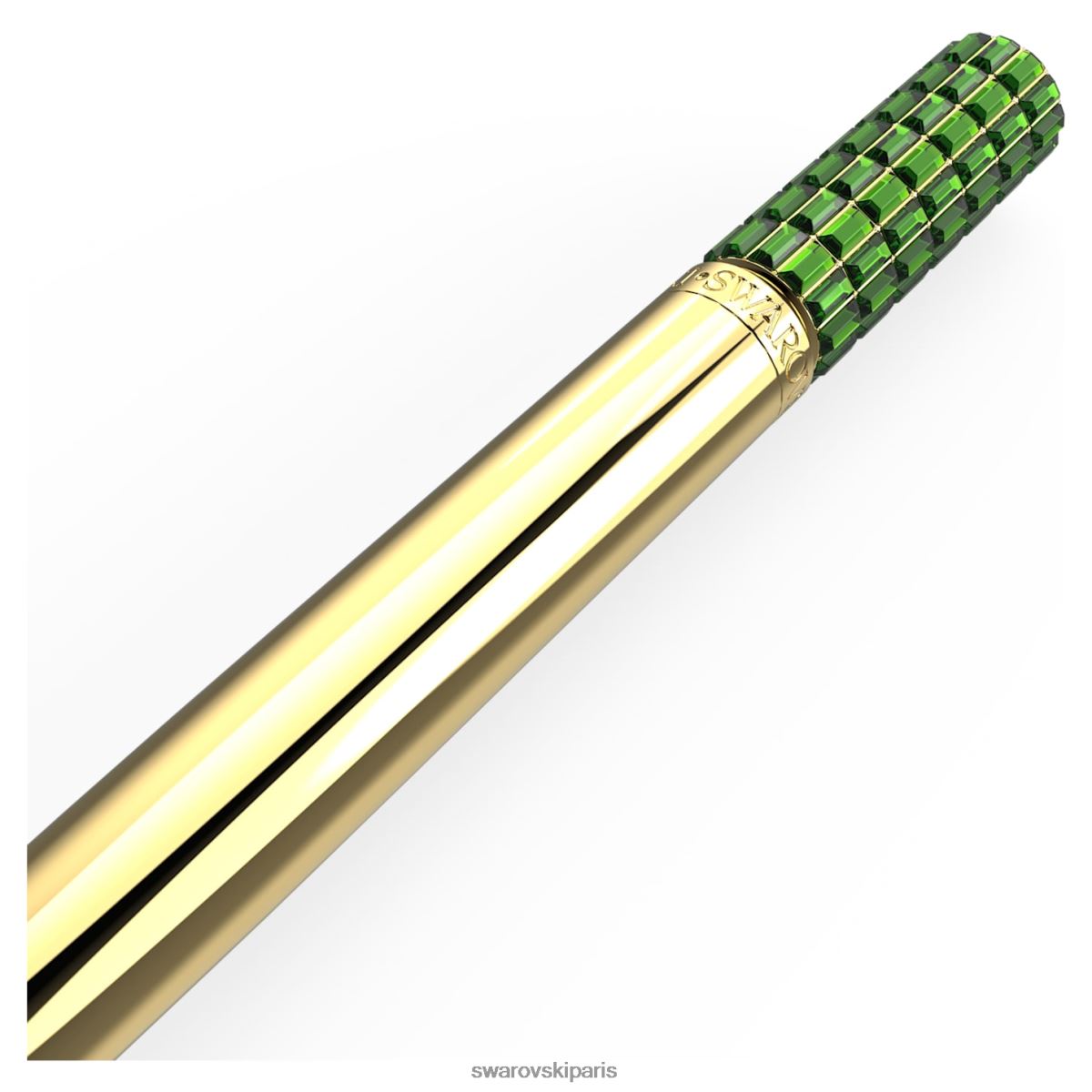 accessoires Swarovski stylo à bille vert, plaqué doré RZD0XJ1304