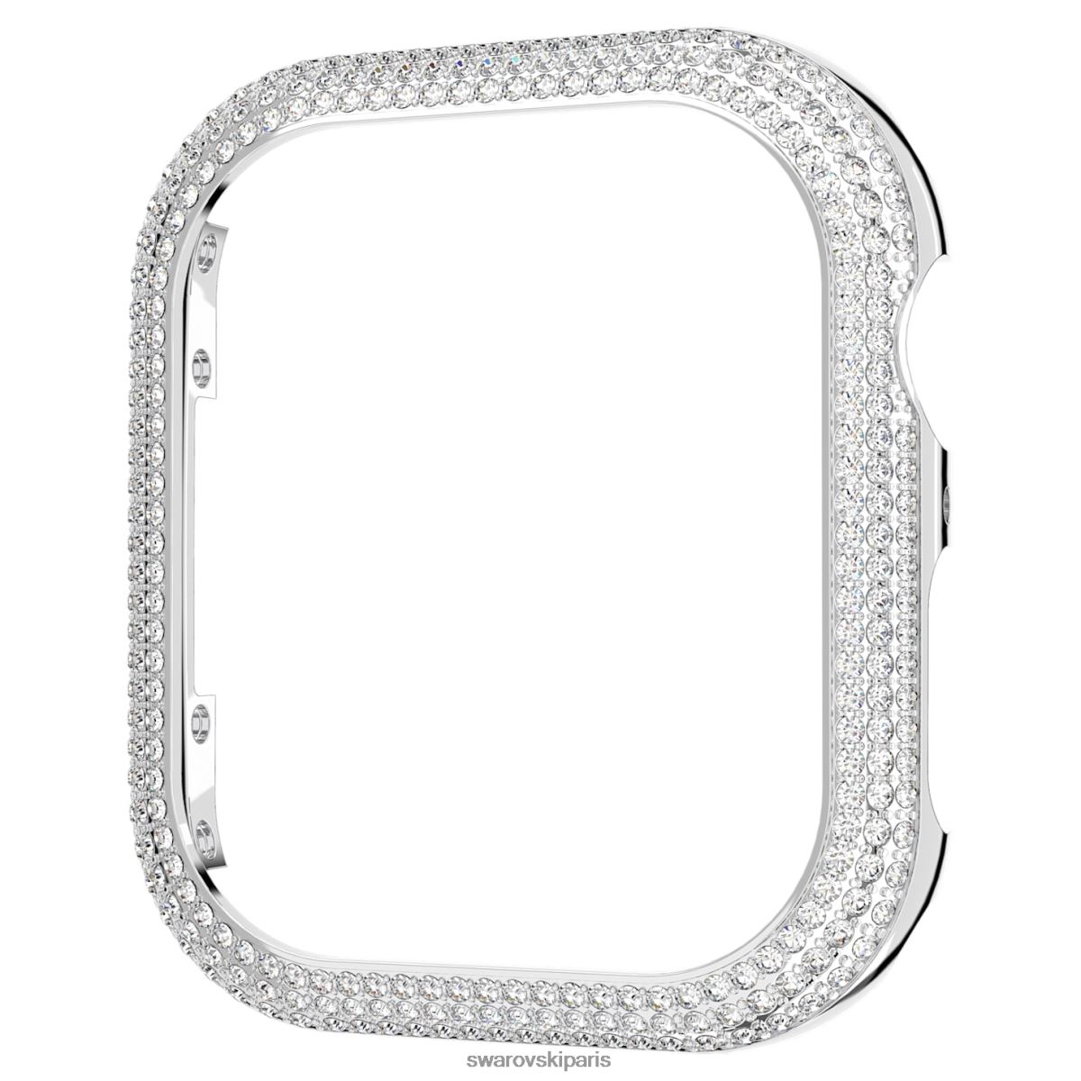 accessoires Swarovski coque scintillante compatible avec apple watch ton argenté RZD0XJ1415