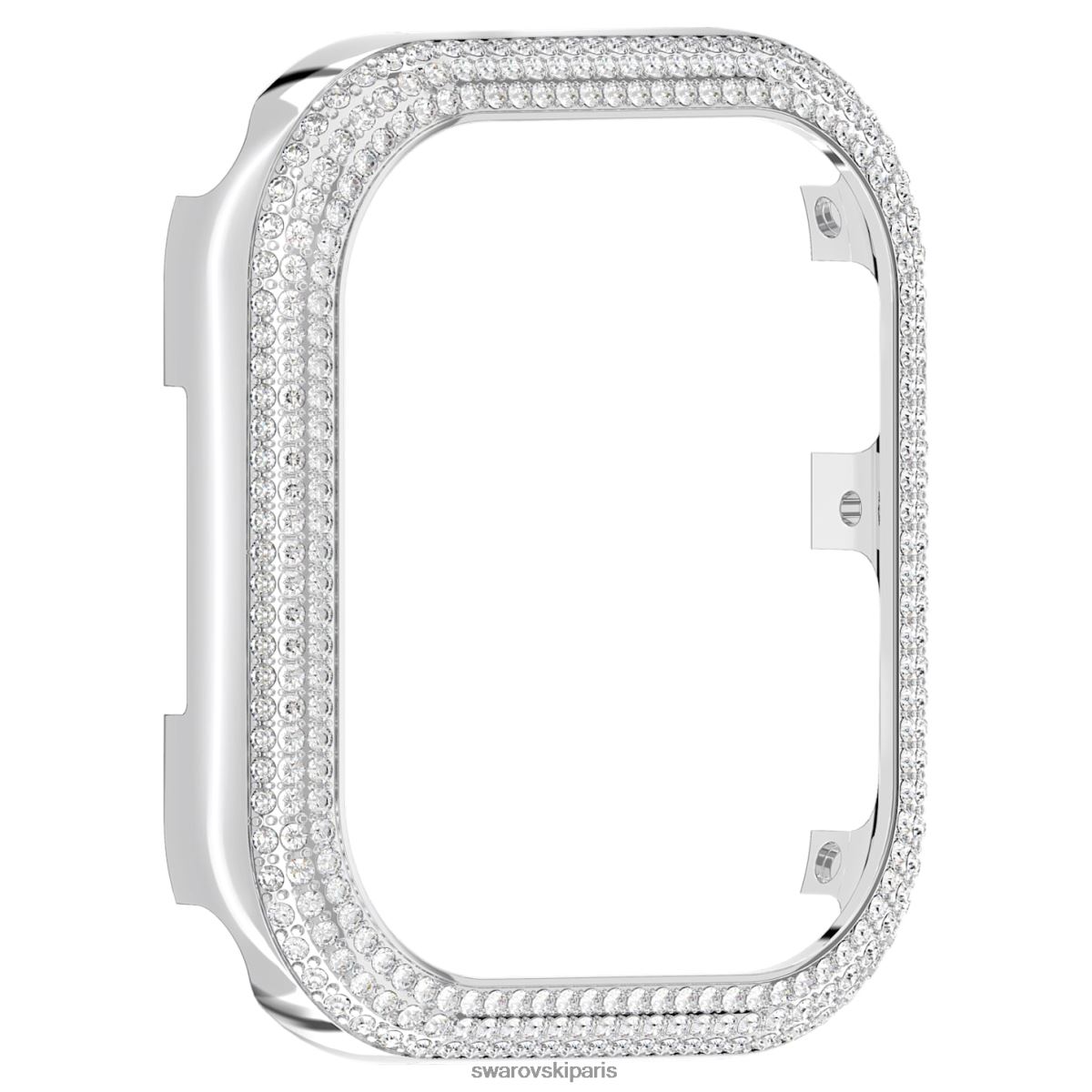 accessoires Swarovski coque scintillante compatible avec apple watch ton argenté RZD0XJ1415