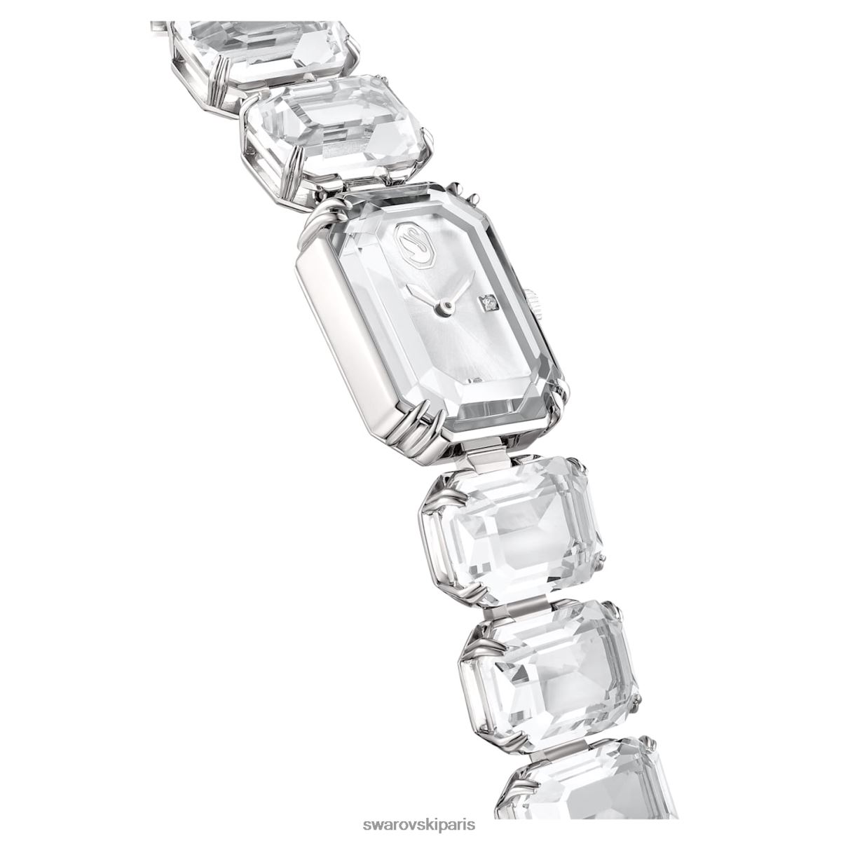 accessoires Swarovski montre bracelet taille octogonale, blanc, acier inoxydable RZD0XJ1225