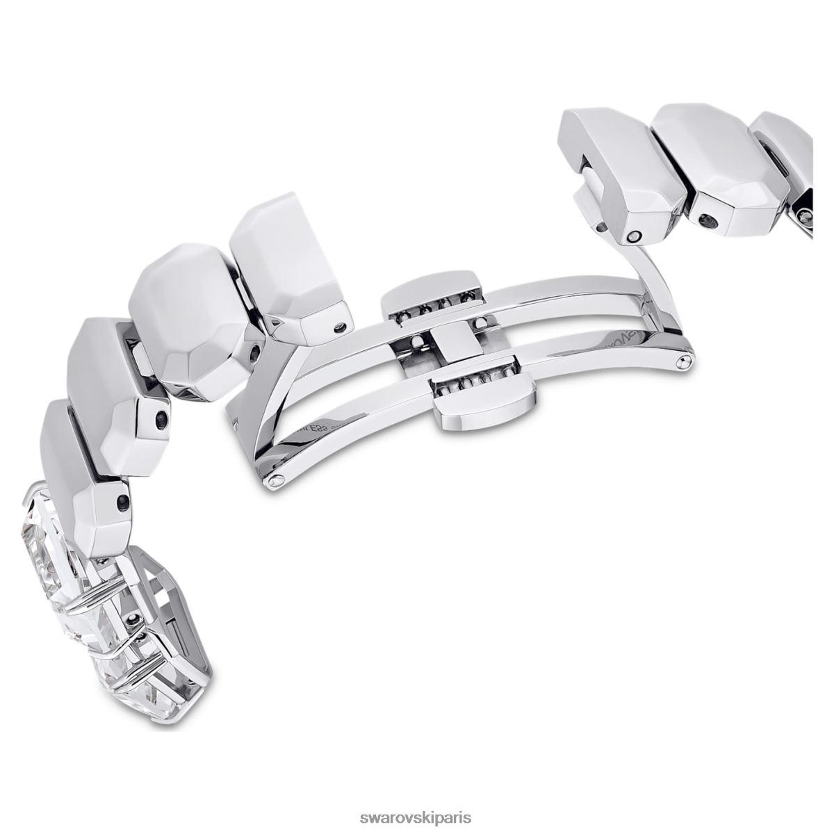 accessoires Swarovski montre bracelet taille octogonale, blanc, acier inoxydable RZD0XJ1225