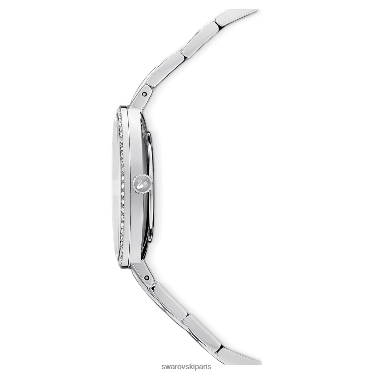 accessoires Swarovski montre cosmopolite fabrication suisse, bracelet en métal, ton argenté, acier inoxydable RZD0XJ1229