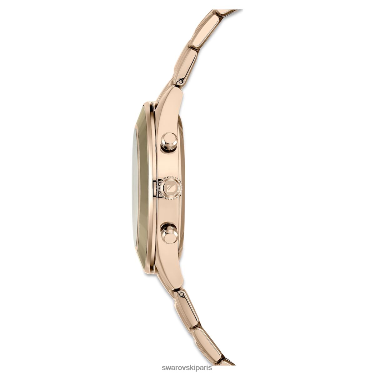 accessoires Swarovski montre de sport octea lux fabrication suisse, bracelet en métal, ton doré, finition doré champagne RZD0XJ1136