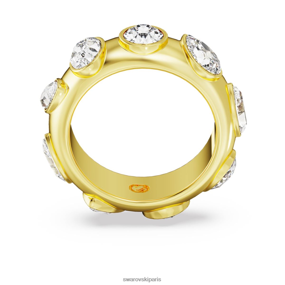 bijoux Swarovski anneau dextère coupes mixtes, blanc, métal doré RZD0XJ1021