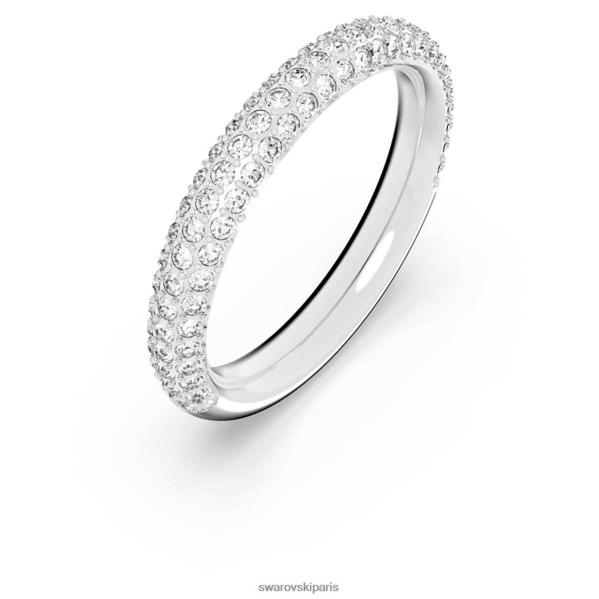 bijoux Swarovski bague en pierre blanc, rhodié RZD0XJ1010