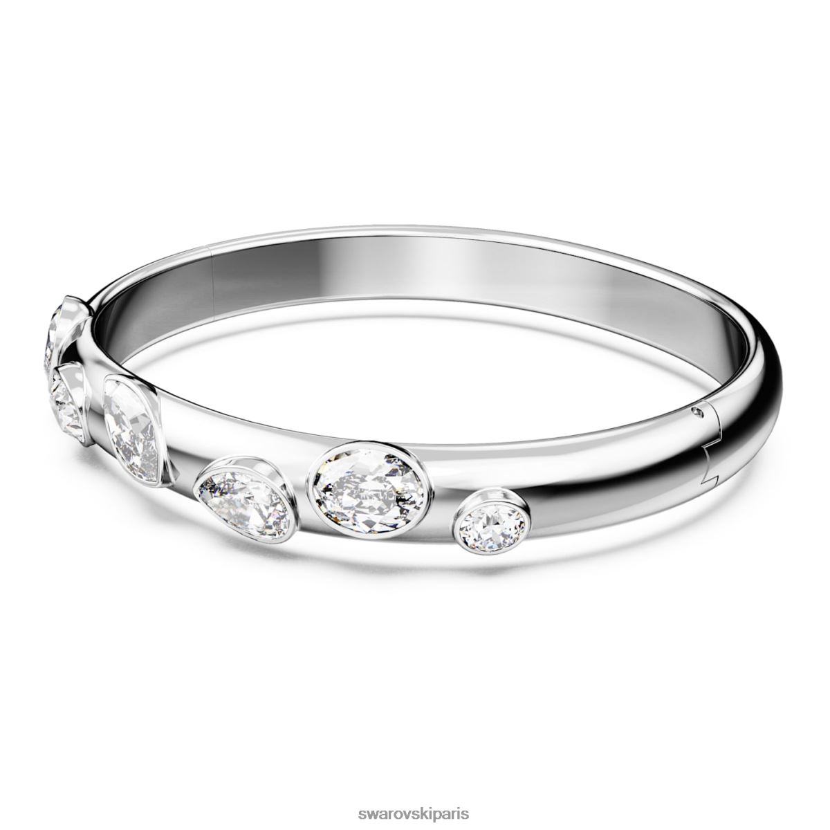 bijoux Swarovski bracelet dextère coupes mixtes, blanc, rhodié RZD0XJ630