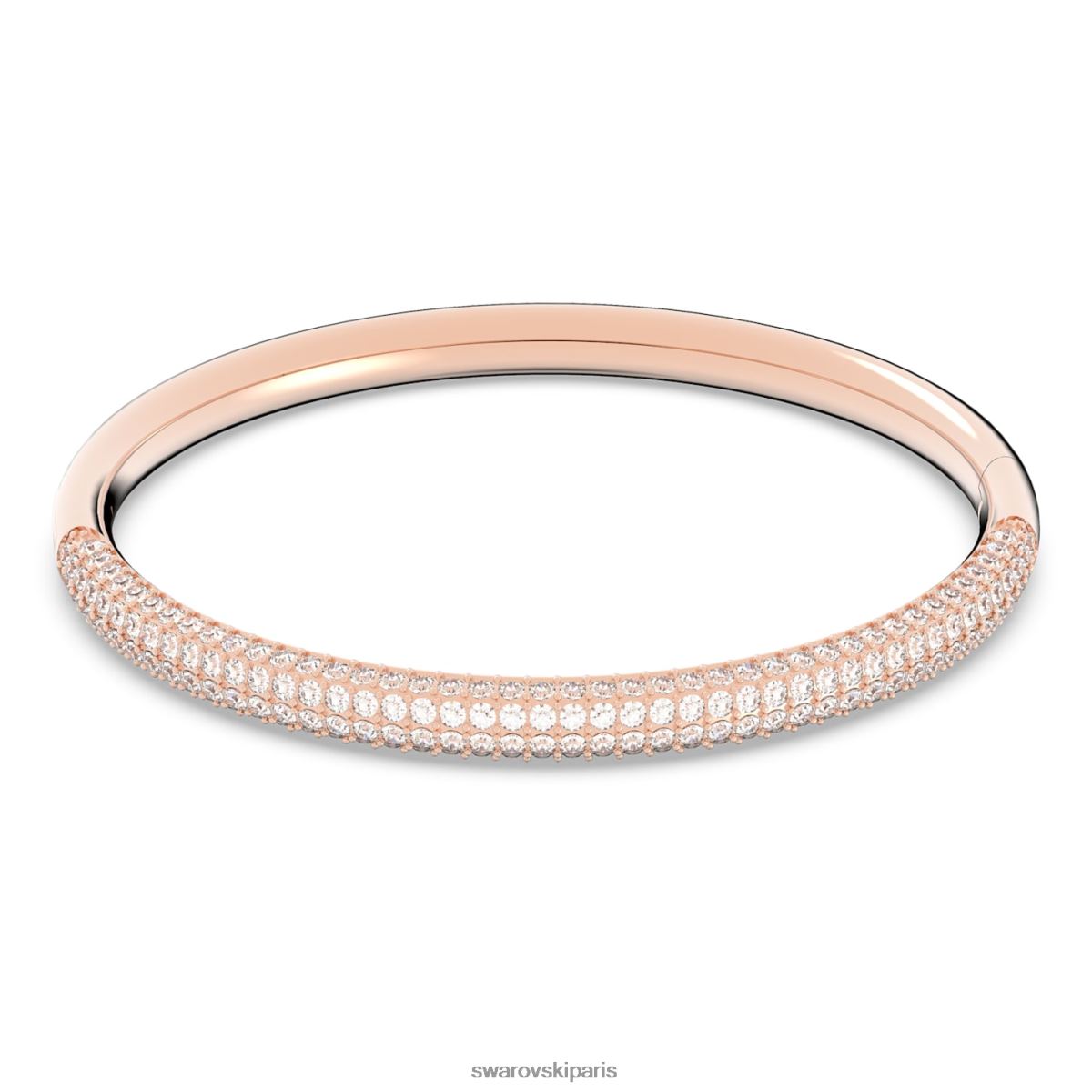 bijoux Swarovski bracelet en pierre finition blanche et dorée rose RZD0XJ599