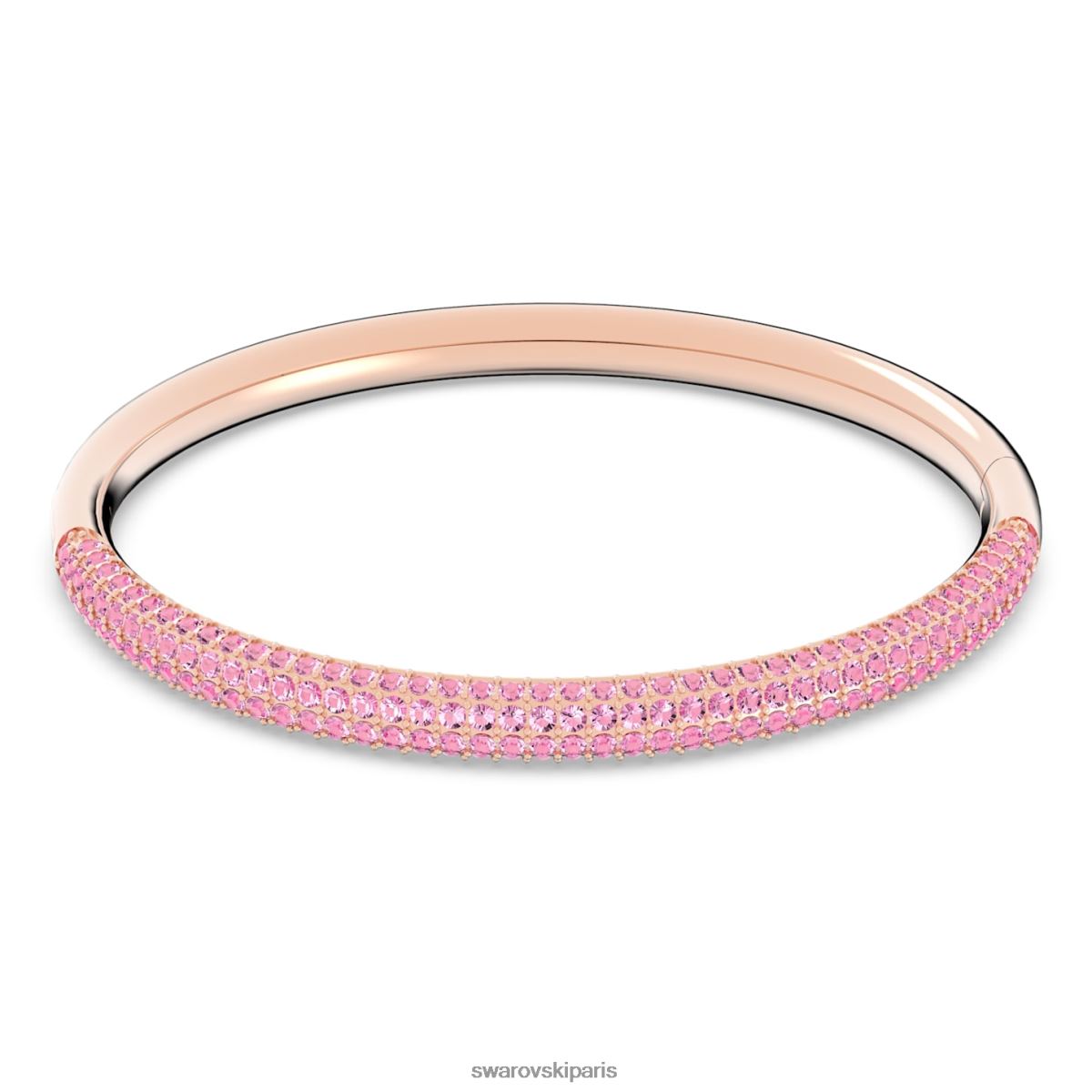 bijoux Swarovski bracelet en pierre rose, finition dorée rose RZD0XJ608