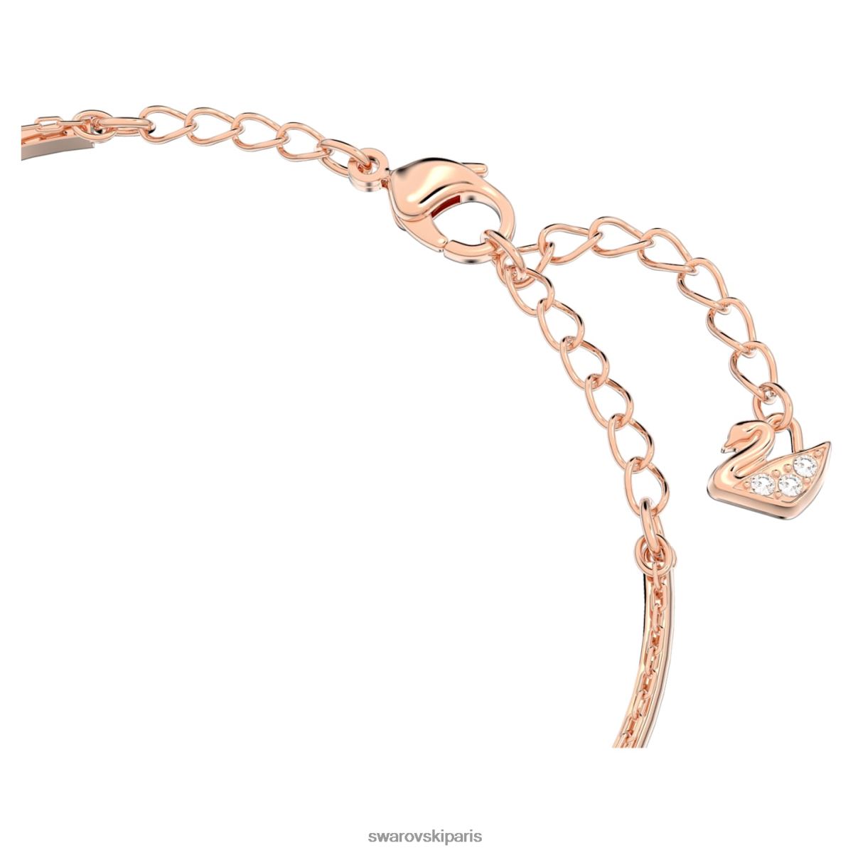 bijoux Swarovski bracelet gingembre blanc, plaqué ton or rose RZD0XJ597