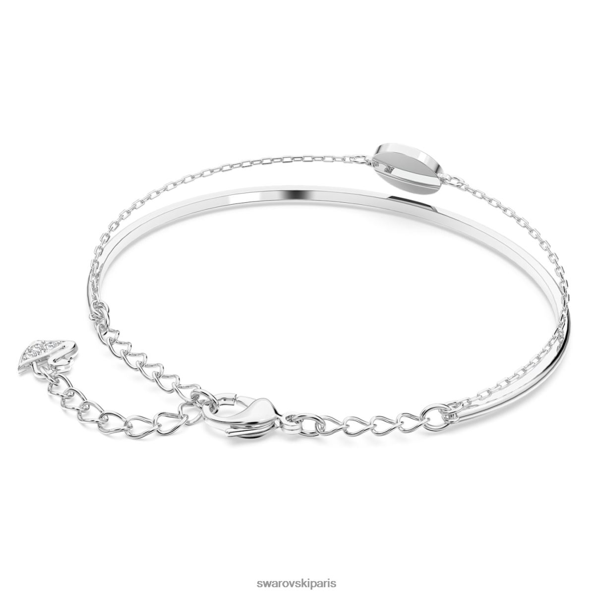 bijoux Swarovski bracelet gingembre blanc, rhodié RZD0XJ601