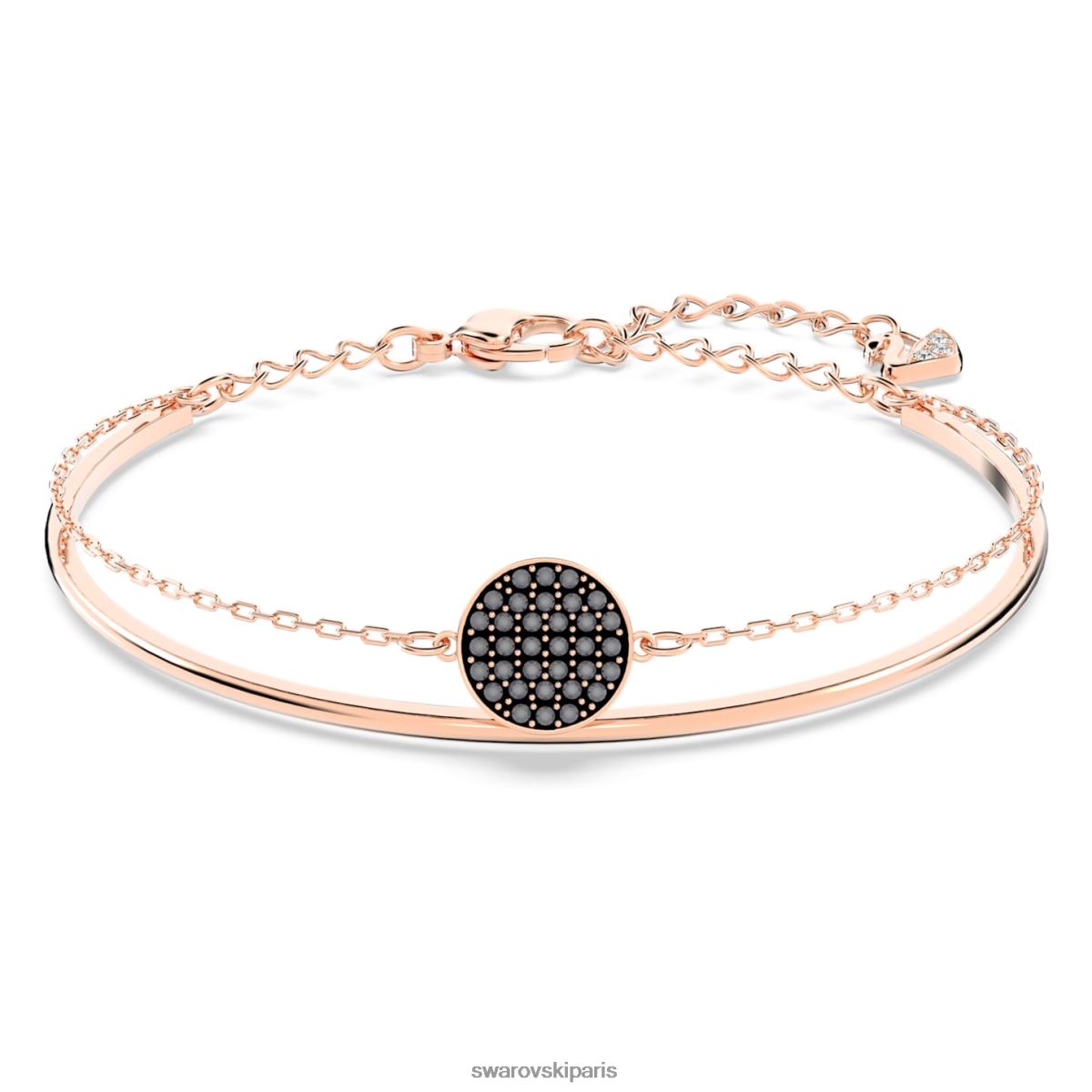 bijoux Swarovski bracelet gingembre gris, plaqué ton or rose RZD0XJ605