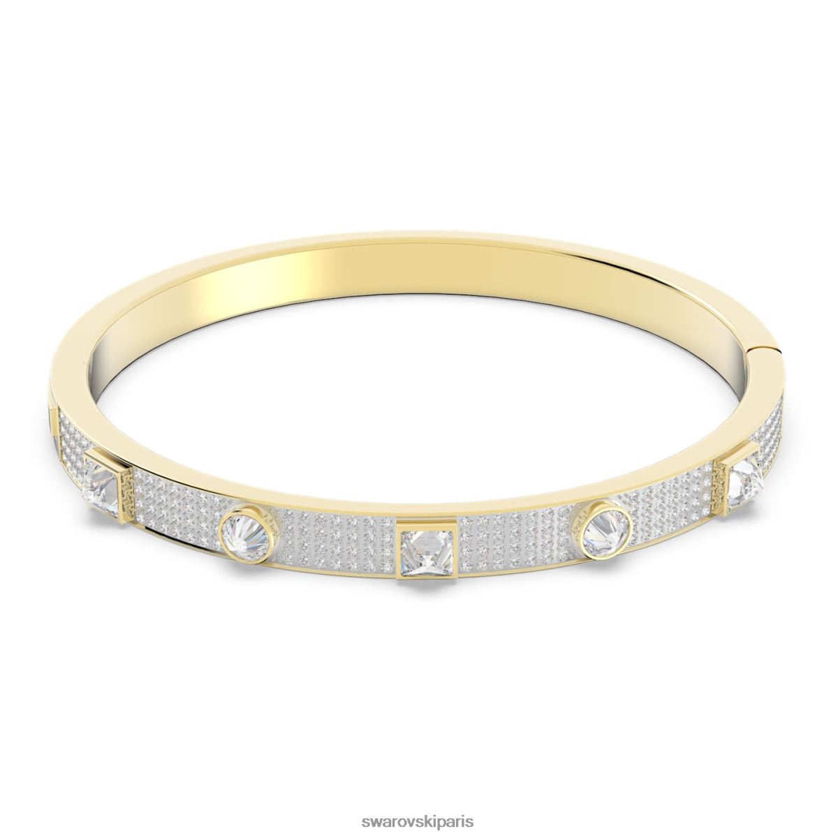 bijoux Swarovski bracelet passionnant coupes mixtes, pavé, blanc, métal doré RZD0XJ628