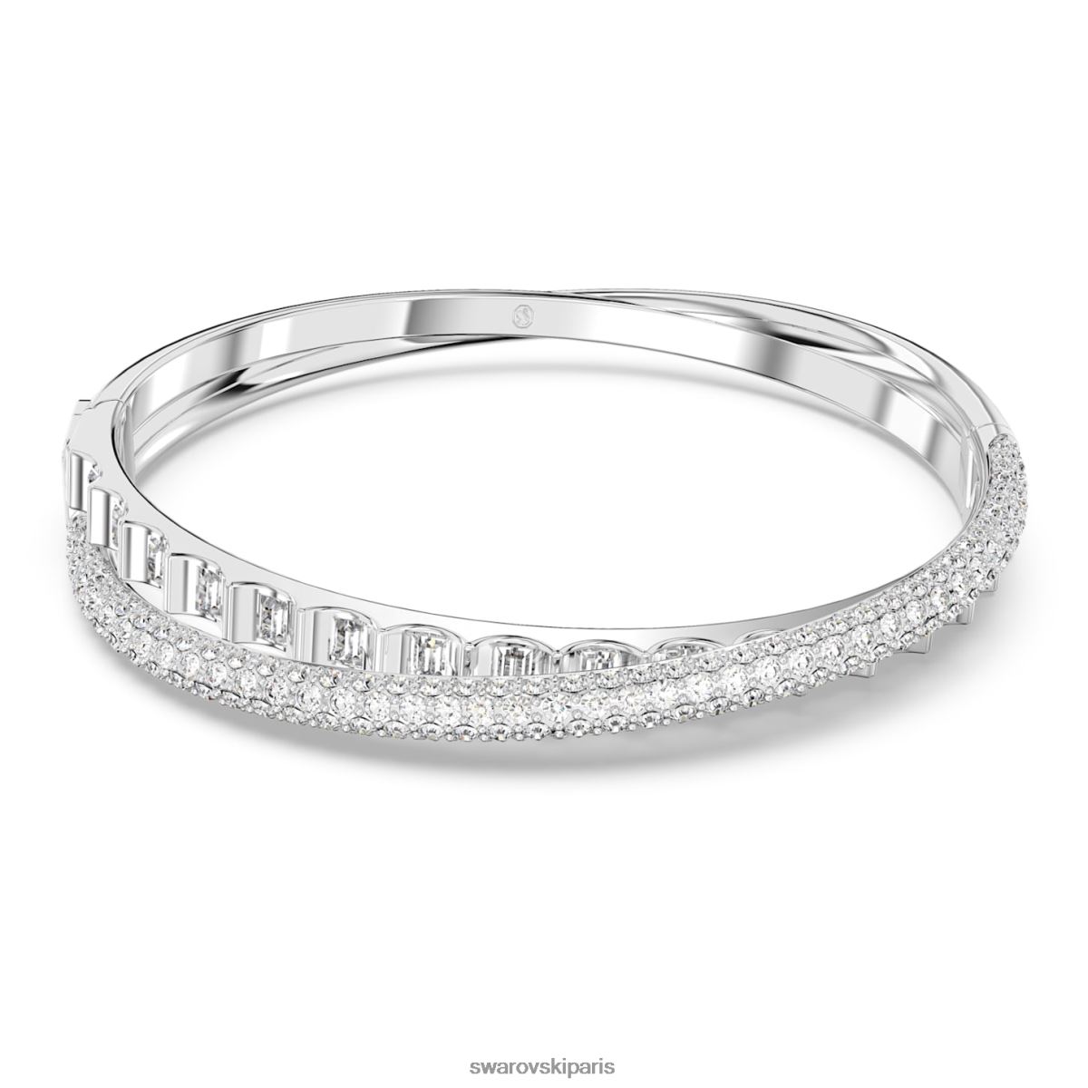 bijoux Swarovski bracelet rotatif coupes mixtes, blanc, rhodié RZD0XJ610