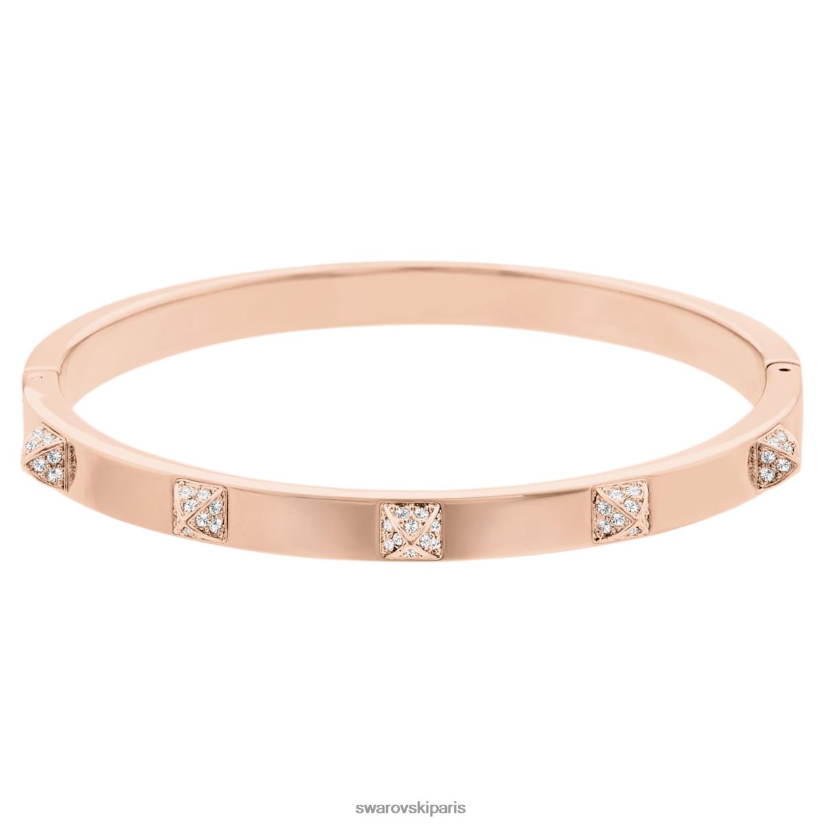 bijoux Swarovski bracelet tactique finition blanche et dorée rose RZD0XJ594