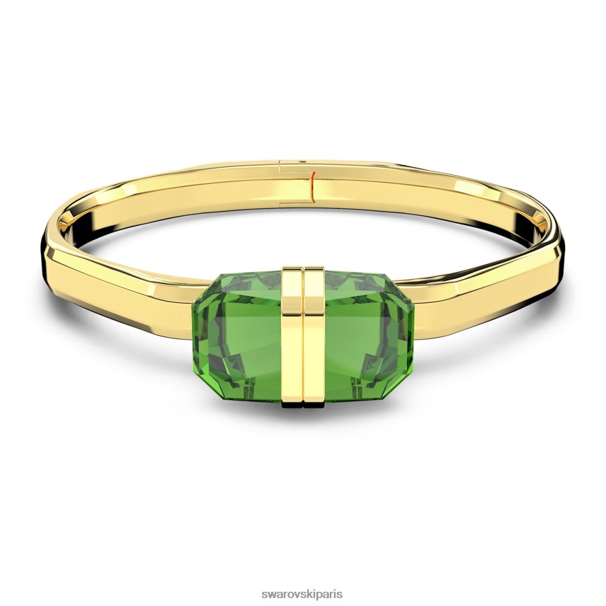 bijoux Swarovski bracelet transparent fermeture aimantée, vert, finition dorée RZD0XJ606