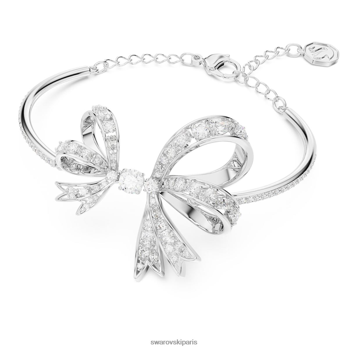 bijoux Swarovski bracelet volta noeud, blanc, rhodié RZD0XJ505