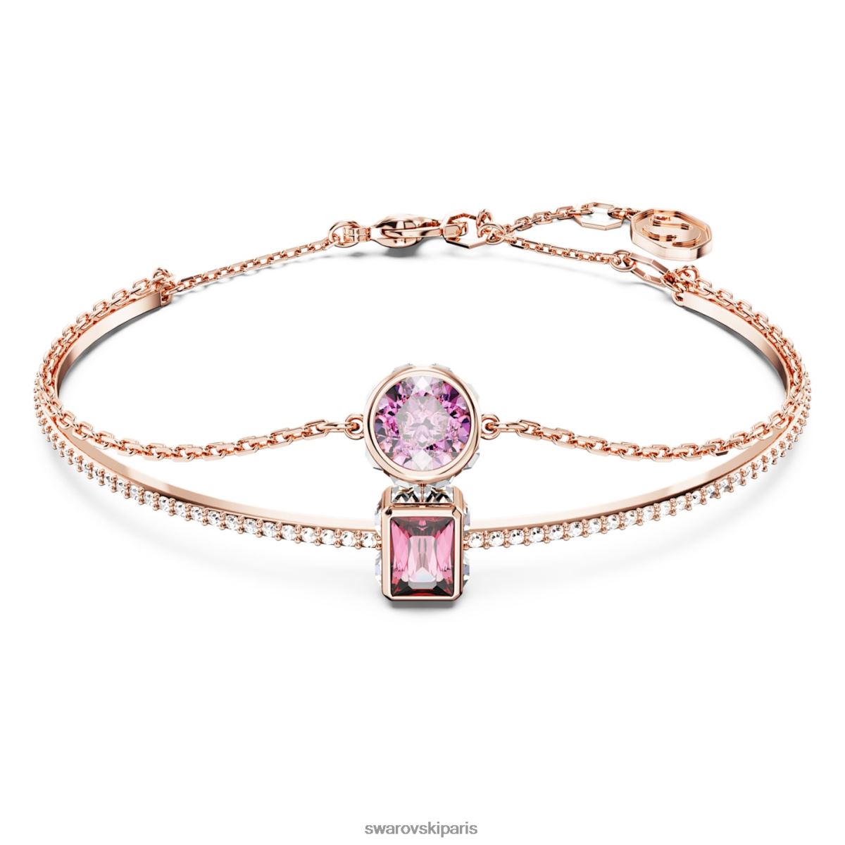 bijoux Swarovski encore un bracelet coupes mixtes, rose, plaqué ton or rose RZD0XJ634