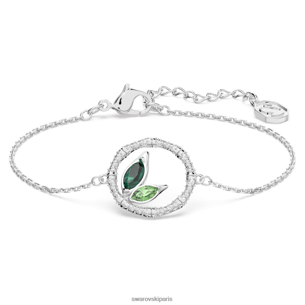 bijoux Swarovski bracelet en délium bambou, vert, rhodié RZD0XJ441