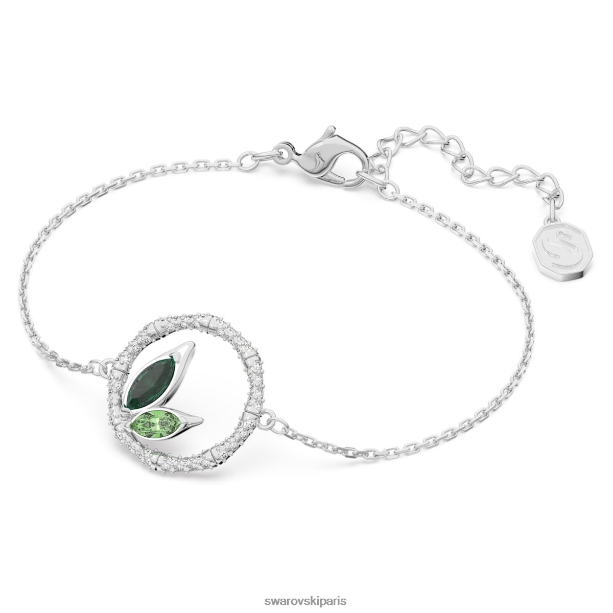 bijoux Swarovski bracelet en délium bambou, vert, rhodié RZD0XJ441