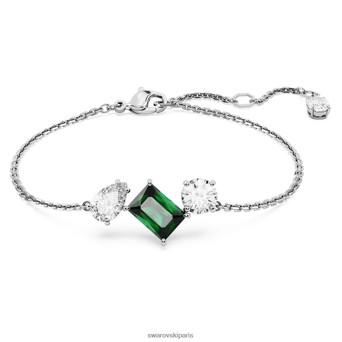 bijoux Swarovski bracelet mesméra coupes mixtes, vert, rhodié RZD0XJ457