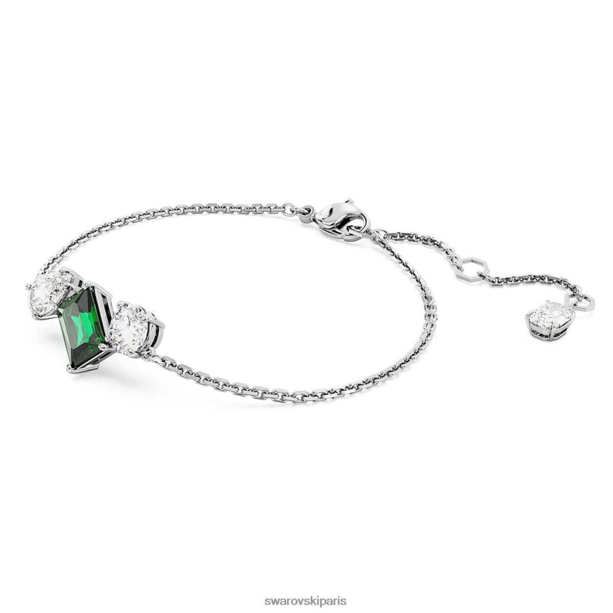 bijoux Swarovski bracelet mesméra coupes mixtes, vert, rhodié RZD0XJ457