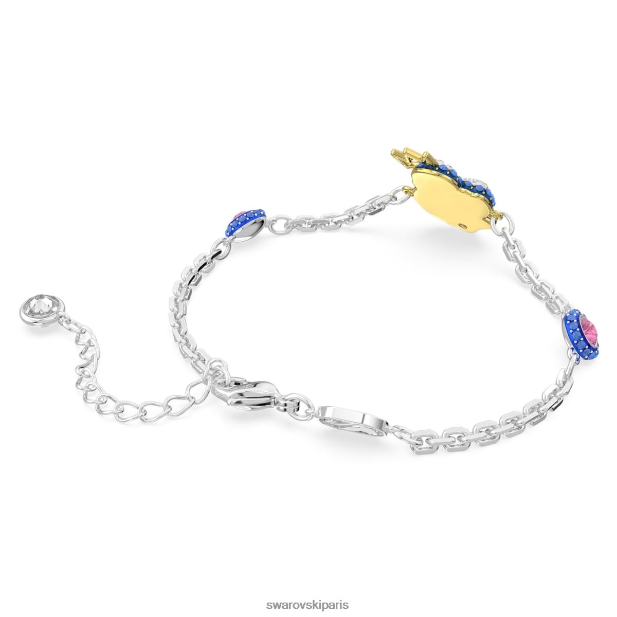 bijoux Swarovski bracelet pop cygne cygne, bleu, rhodié RZD0XJ451