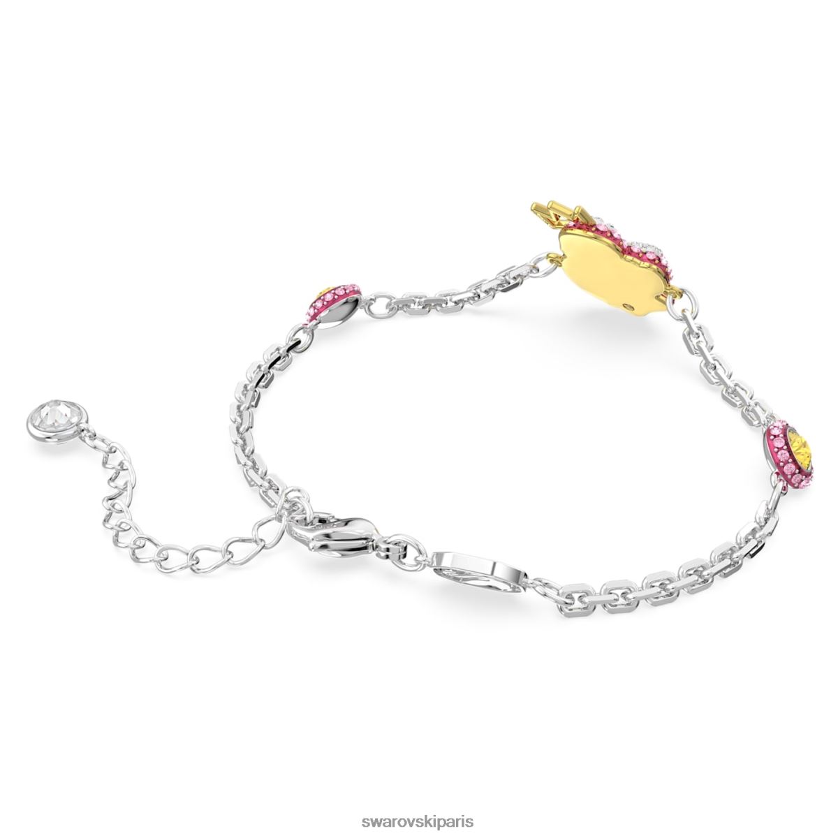 bijoux Swarovski bracelet pop cygne cygne, rose, rhodié RZD0XJ446