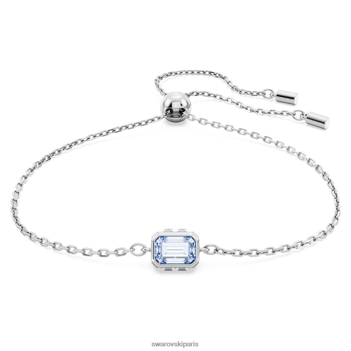 bijoux Swarovski bracelet toujours coupe rectangulaire, bleu, rhodié RZD0XJ463